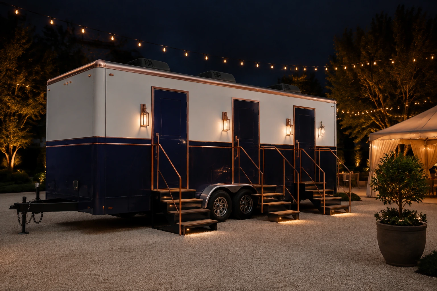Portable restroom rental planning for Woodbury, TN
